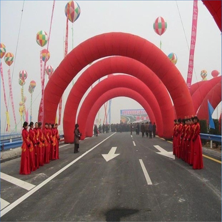 太湖开业纯红拱门